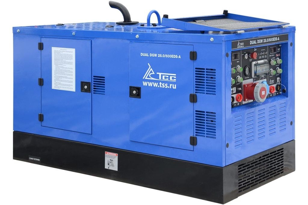 Двухпостовой дизельный сварочный генератор TSS DUAL DGW 28/600EDS-A 028633