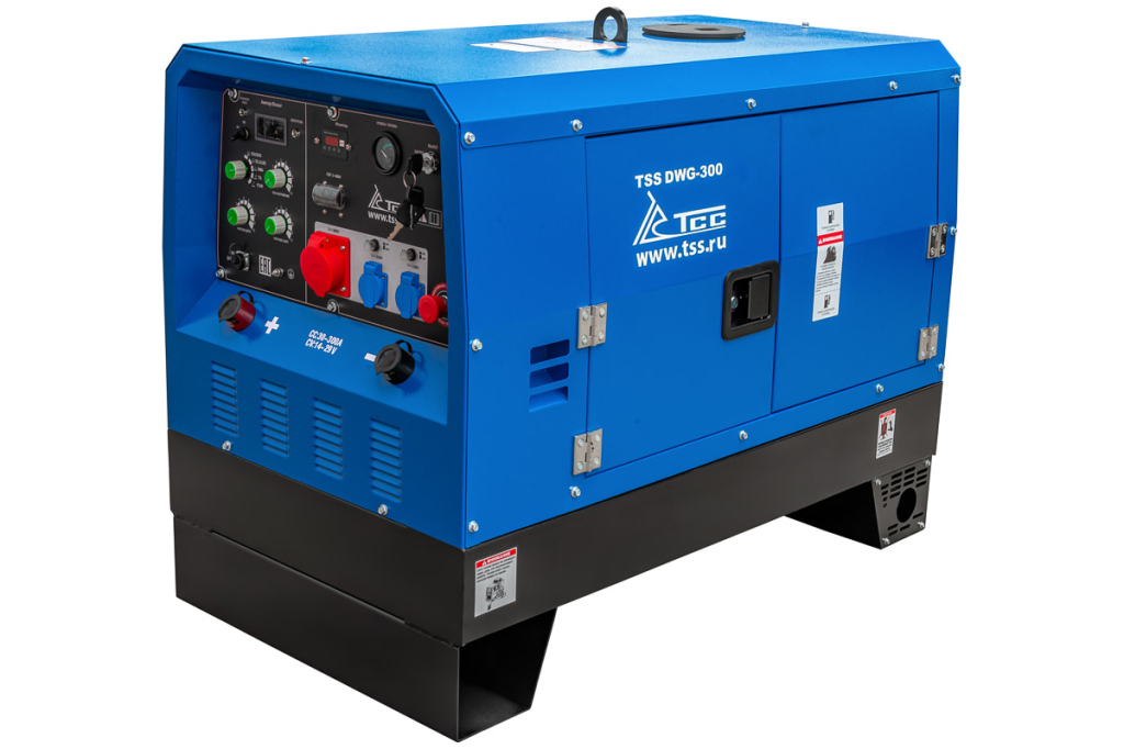 Однопостовой дизельный сварочный генератор ТСС DWG-300 051467