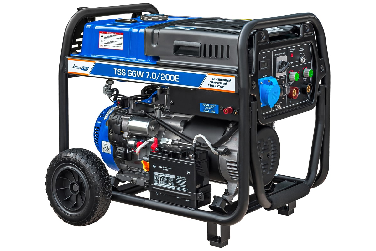 картинка Бензиновый сварочный генератор ТСС PROF GGW 7.0/200E