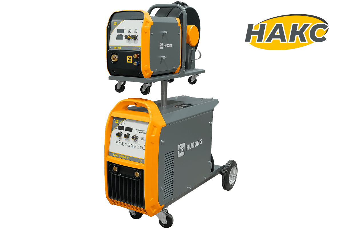 картинка Сварочный полуавтомат HUGONG EMIG 500WE-S III (цифровой подающий) (без горелки и кабель-пакета)