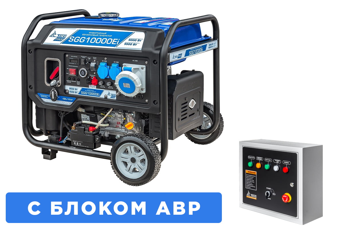 картинка Бензогенератор инверторный ТСС SGG 10000Ei с блоком АВР